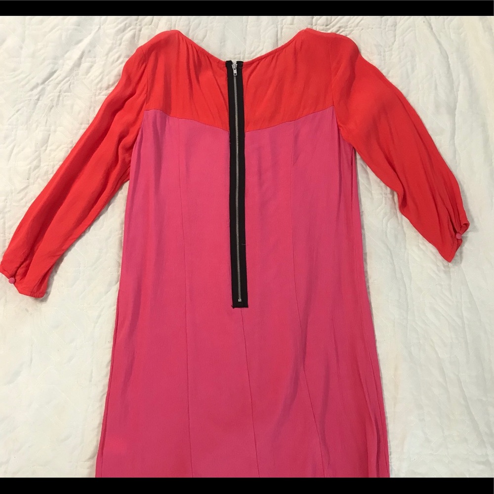 Retro looking color block dress - Picture 3 of 5